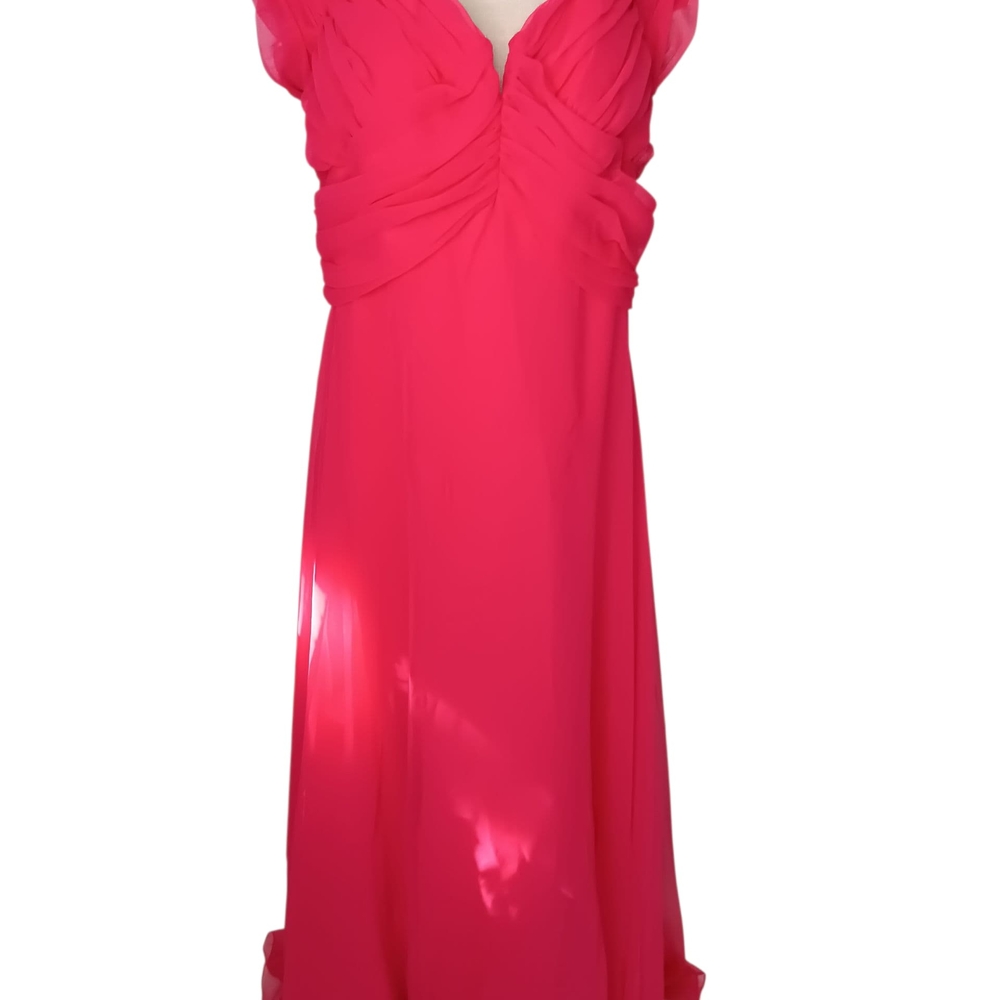 Vibrant Pink Formal Dress by Mike Benet